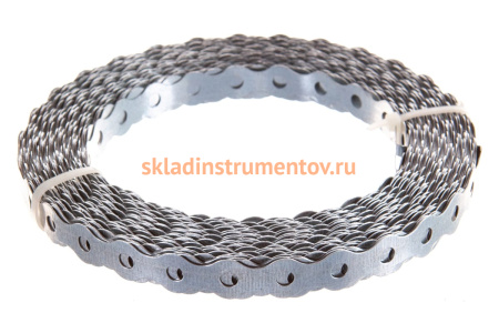 Перфорированная лента ЗУБР Волна вентиляционная 17х0.5мм 25м 310246-17