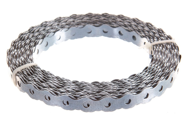 Перфорированная лента ЗУБР Волна вентиляционная 17х0.5мм 25м 310246-17