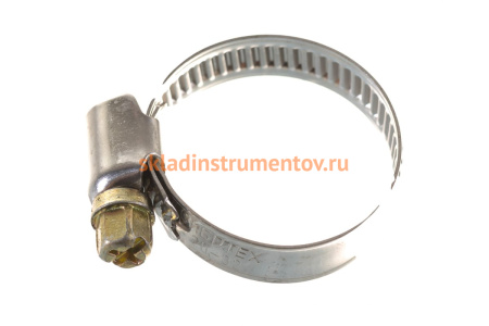 Хомут СИБРТЕХ нержавеющая сталь 20-32 мм 50шт ширина 9 мм 47580