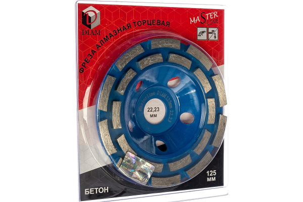 Фреза алмазная торцевая сегментная (125х22,2 мм) Diam 000549