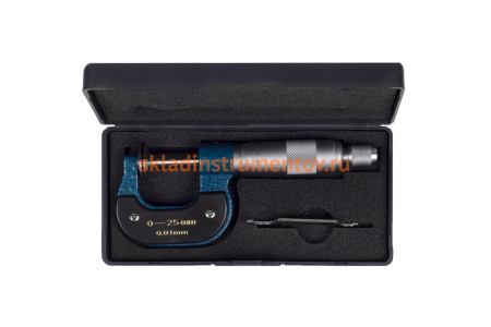 Тарельчатый микрометр MicronМТМ- 25 0.01 для мягких материалов МИК 202161