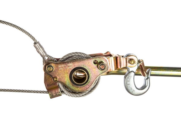 Рычажная лебедка 2т диаметр троса - 5.5мм, длина - 2.2м ROCKFORCE RF-TRK-2000