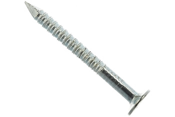 Ершеные оцинкованные гвозди ЗУБР, 30 х 2.5 мм, 5 кг, (примерно 3759 шт.) 305140-25-030