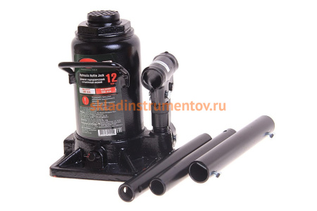 Гидравлический бутылочный низкопрофильный домкрат ROCKFORCE 12т выс.подъема 190-350мм RF-T91207