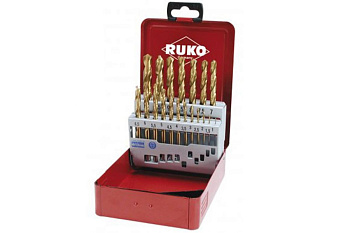 Набор сверл по металлу (1.0-10 мм) 19 шт. RUKO 250214Т
