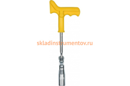 Свечной ключ VOREL 16мм шарнирный 260мм 57220