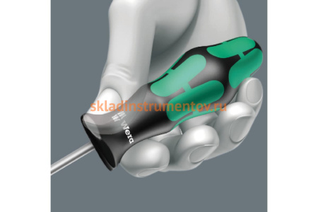 Отвертка шлицевая Wera, 0,6 x 3,5 x 100 мм, WE-008015