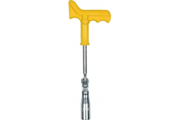 Свечной ключ VOREL 16мм шарнирный 260мм 57220