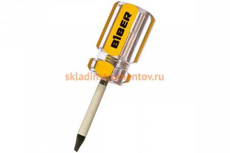 Отвертка SL 5х38мм Biber Стандарт 85578 тов-079488