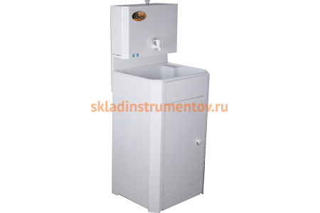 Дачный умывальник Вихрь КОМФОРТ без подогрева, пластиковая мойка, цвет белый 74/4/10