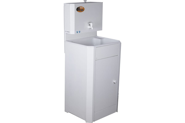 Дачный умывальник Вихрь КОМФОРТ без подогрева, пластиковая мойка, цвет белый 74/4/10