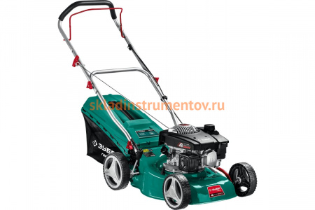 Бензиновая газонокосилка ЗУБР 410 мм, 3.5 л.с. ГБ-410