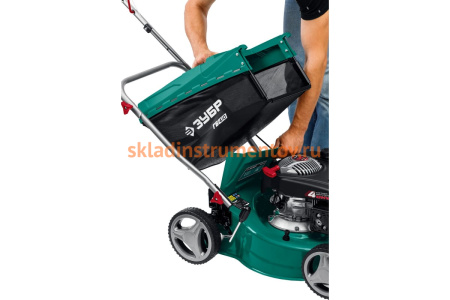 Бензиновая газонокосилка ЗУБР 410 мм, 3.5 л.с. ГБ-410