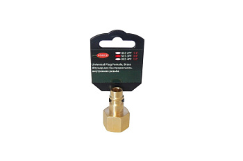 Штуцер внутренняя резьба 1/4 для быстроразъема ROCKFORCE RF-SE2-2PF