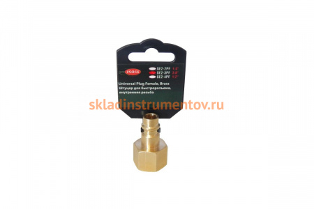 Штуцер внутренняя резьба 1/4 для быстроразъема ROCKFORCE RF-SE2-2PF