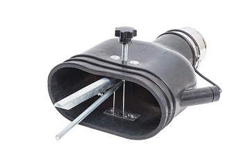 Резиновая овальная насадка с внутренним фиксатором на шланг D=75мм NORDBERG AN075DP