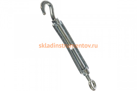 Талреп STAYER DIN 1480, крюк-кольцо, М8, 10 штук, оцинкованный 30515-08