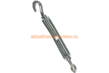 Талреп STAYER DIN 1480, крюк-кольцо, М8, 10 штук, оцинкованный 30515-08 Талреп STAYER DIN 1480, крюк-кольцо, М8, 10 штук, оцинкованный 30515-08