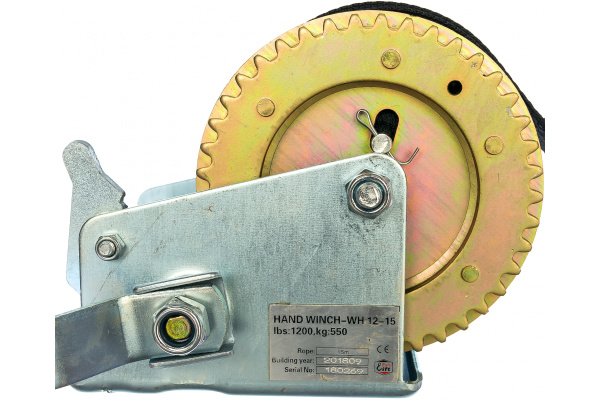 Барабанная лебедка (г/п 550кг, лента 15м) EURO-LIFT WH12-15 0011331