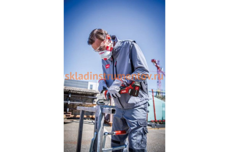 Аккумуляторная угловая шлифовальная машина FLEX LBE 125 18.0-EC/5.0 Set 499323