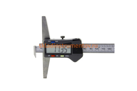 Электронный штангенглубиномер с толщиномером Micron ШГ 750мм 0.01 МИК 61484