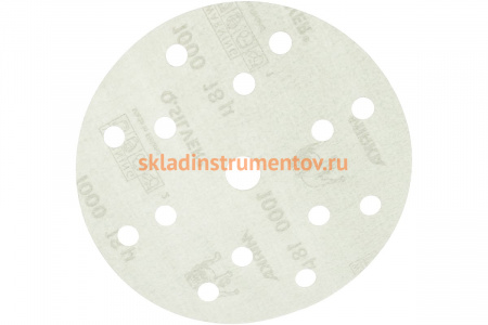 Круг шлифовальный Q.SILVER (50 шт; 150 мм; 15 отв; P1000) MIRKA 3661105092