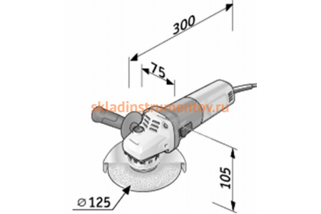 Угловая шлифовальная машина FLEX L 15-11 125 230/СЕЕ арт.447692