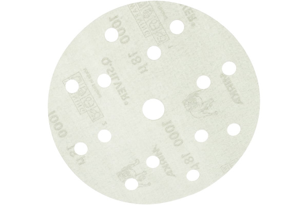 Круг шлифовальный Q.SILVER (50 шт; 150 мм; 15 отв; P1000) MIRKA 3661105092