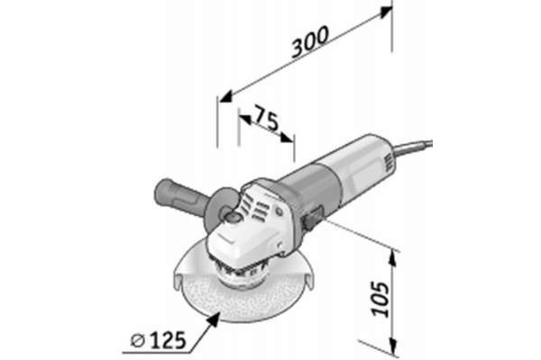 Угловая шлифовальная машина FLEX L 15-11 125 230/СЕЕ арт.447692