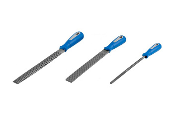 Набор рашпилей Зубр "Эксперт" с двухкомпонентной ручкой № 2 200 мм 16657-H3