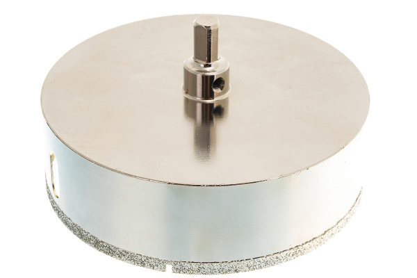 Коронка алмазная с центрирующим сверлом по керамике и кафелю 130 мм TRIO-DIAMOND 400130