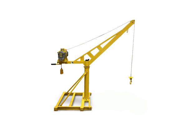 Мини кран OCALIFT г/п 400кг, с поворотной стрелой, вылет 130см, без лебёдки mini-130