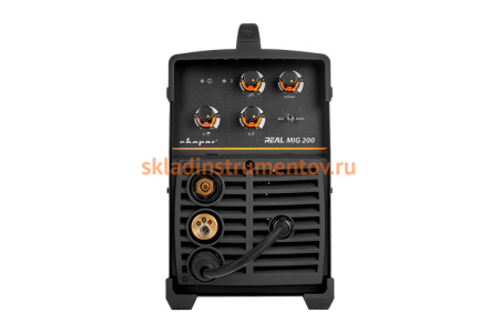 Сварочный инвертор Сварог MIG 200 REAL N24002N Black маска+краги 95883