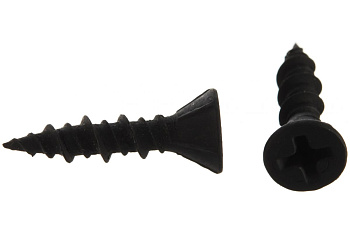 Саморезы с двухзаходной резьбой Зубр по ГВЛ, ДСП, фосфатированные, PH2, 3,9x19мм, ТФ7, 85шт 4-300057-39-019