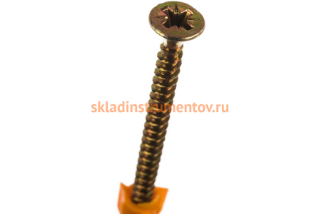 Дюбель универсальный с оцинкованным шурупом 10 шт. (6х37 мм; ТФ6)  Зубр 4-301196-06-037