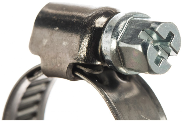 Червячный хомут 12-22мм, нержавеющая сталь JTC-ZN22