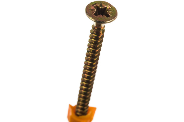 Дюбель универсальный с оцинкованным шурупом 10 шт. (6х37 мм; ТФ6)  Зубр 4-301196-06-037