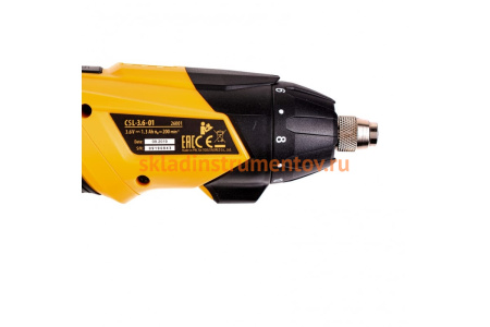 Аккумуляторная отвертка DENZEL CSL-36-01 26001