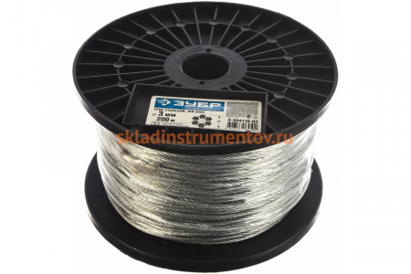 Трос стальной DIN 3055 Зубр 4-304110-03