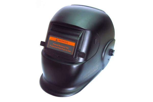 Маска сварщика с поднимающимся светофильтром Aurora BLACK GLASS DIN12 10624