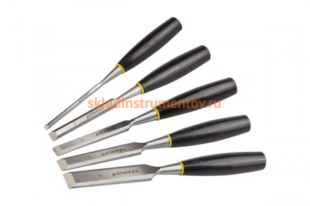 Набор стамесок Stayer Max-Cut с пластмассовой рукояткой, 5шт 1820-H5_z01