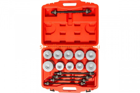 Универсальный инструмент для замены сайлентблоков Thorvik в наборе 27 предметов, 44-90 мм APPS27