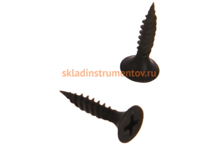 Фосфатированный саморез с мелкой резьбой по дереву/металлу Зубр PH2 3,5x19 мм 2500 шт 300015-35-019