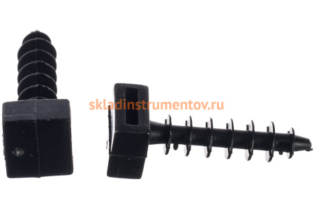 Дюбель под хомут-стяжку Зубр ДХС, 6 x 35 мм, 100 шт, нейлоновый, 30910-06