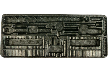 Ложемент для набора торцевых головок 9033CR, нижний PVC KING TONY 84509212B