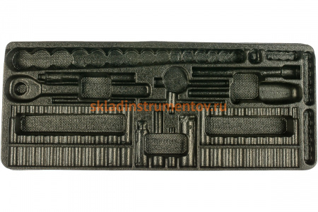 Ложемент для набора торцевых головок 9033CR, нижний PVC KING TONY 84509212B