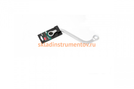 Накидной S-образный ключ 16х17мм, на пластиковом держателе ROCKFORCE RF-7611617A