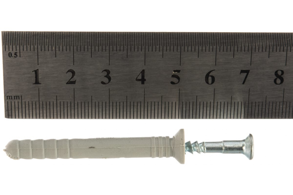 Дюбель-гвоздь с потайным бортиком 105 шт. (6x50 мм) Зубр 4-301345-06-050