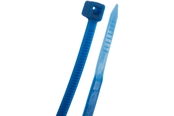 Пластиковые хомуты СИБРТЕХ, 200 х 3,6 мм, синие, 100 шт. 45521