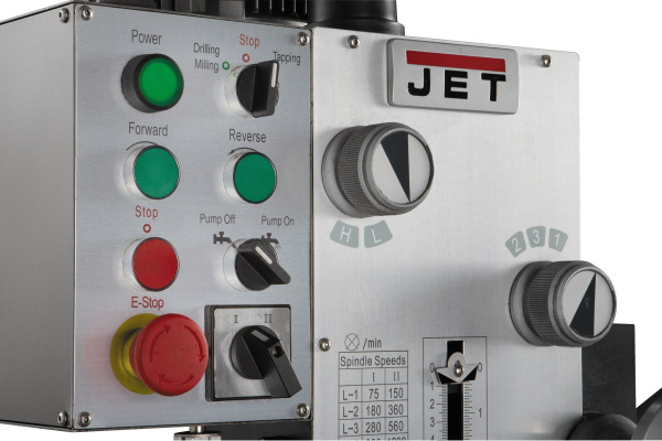 Фрезерно-сверлильный станок JET JMD-45LPFD 50000858T Фрезерно-сверлильный станок JET JMD-45LPFD 50000858T